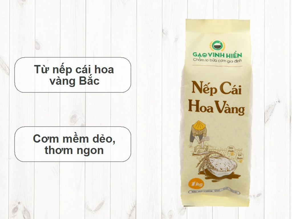 Nếp cái hoa vàng
